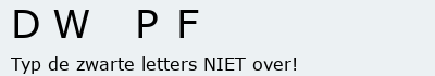 Bevestigingscode