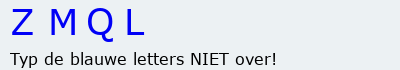 Bevestigingscode