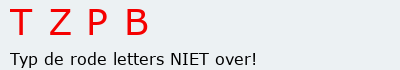 Bevestigingscode