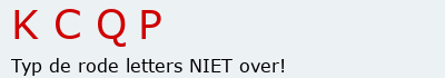 Bevestigingscode