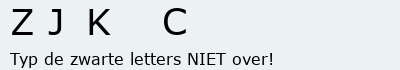 Bevestigingscode
