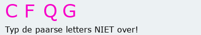 Bevestigingscode
