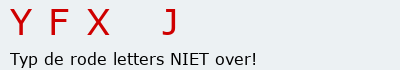 Bevestigingscode