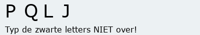 Bevestigingscode
