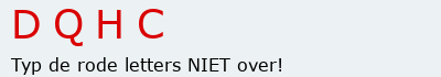 Bevestigingscode
