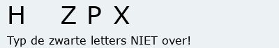 Bevestigingscode
