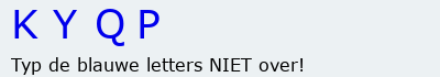 Bevestigingscode