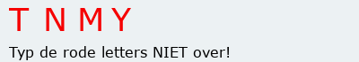 Bevestigingscode