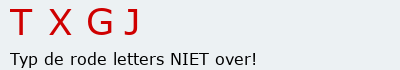 Bevestigingscode