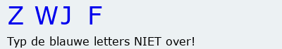 Bevestigingscode
