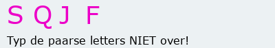 Bevestigingscode