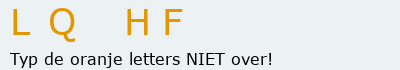 Bevestigingscode