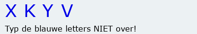 Bevestigingscode