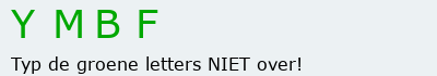 Bevestigingscode