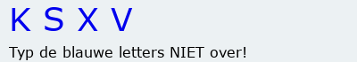 Bevestigingscode