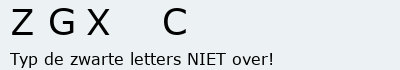 Bevestigingscode