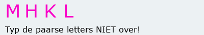 Bevestigingscode