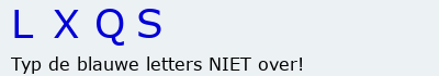 Bevestigingscode
