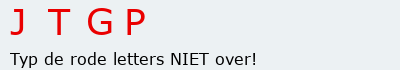 Bevestigingscode