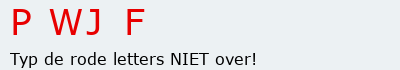 Bevestigingscode