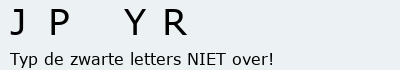 Bevestigingscode