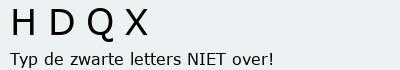 Bevestigingscode