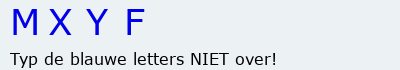 Bevestigingscode
