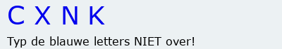Bevestigingscode
