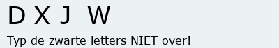 Bevestigingscode