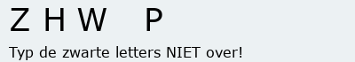 Bevestigingscode