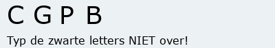 Bevestigingscode