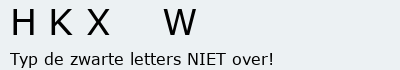 Bevestigingscode