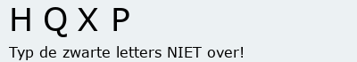 Bevestigingscode