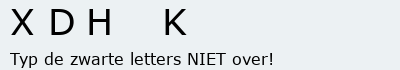 Bevestigingscode