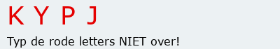 Bevestigingscode