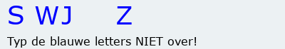 Bevestigingscode