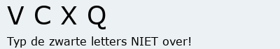 Bevestigingscode