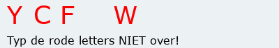 Bevestigingscode