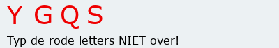 Bevestigingscode