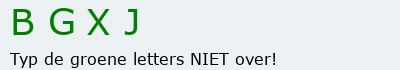 Bevestigingscode