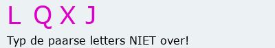 Bevestigingscode