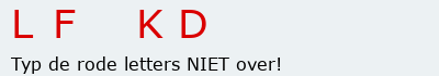 Bevestigingscode