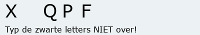 Bevestigingscode