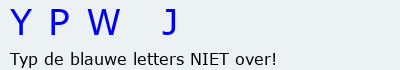 Bevestigingscode