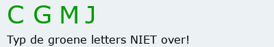 Bevestigingscode