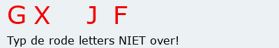 Bevestigingscode