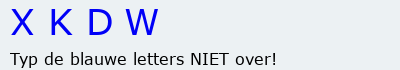 Bevestigingscode