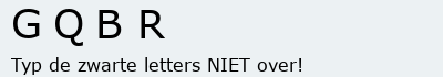 Bevestigingscode