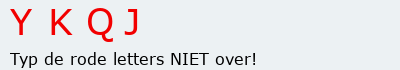 Bevestigingscode