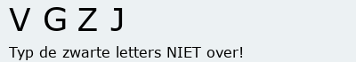Bevestigingscode